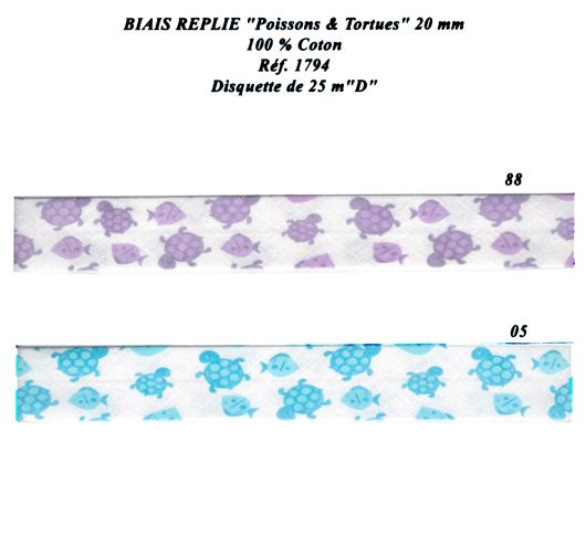 01794 Bias - Turtles and Fish - 20mm