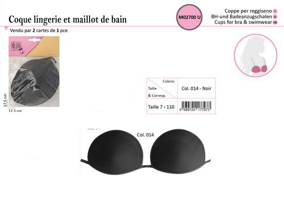M02700 Cups for Bras & Swimwear