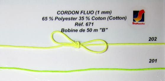 00671 Fluorescent Cord, 1mm