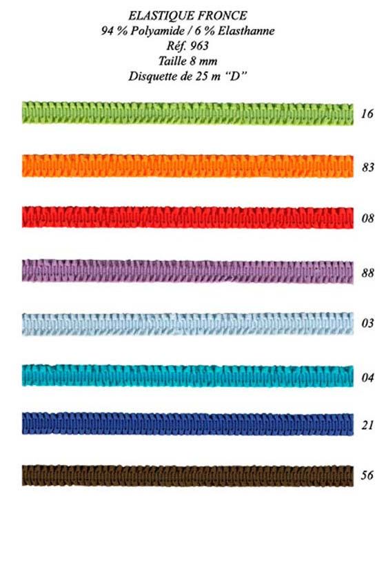 00963 Elastic Trim, 8mm