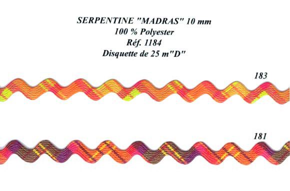 01184 Plaid Ric Rac - 10mm