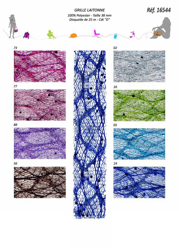 16544 Wired Mesh Ribbon, 38mm