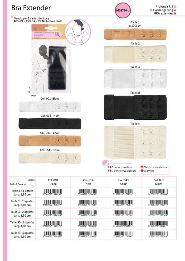 M02760 Bra Extender