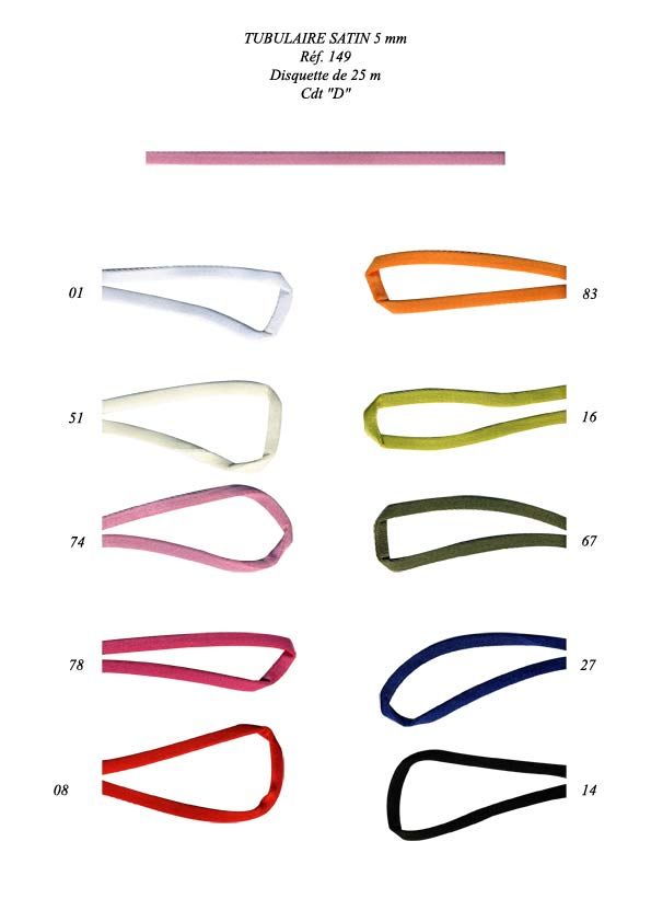 00149 Tubular Satin, 5mm
