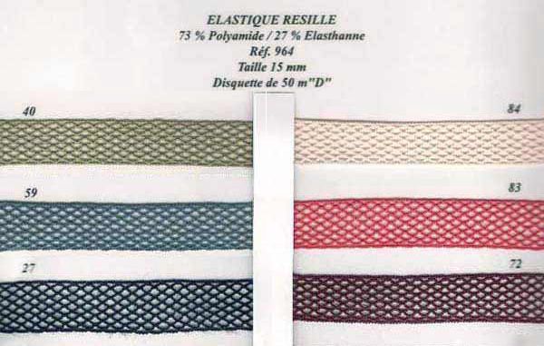 00964 Elastic Mesh Trim, 15mm