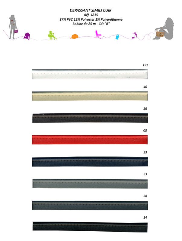 01815 Faux Leather Piping