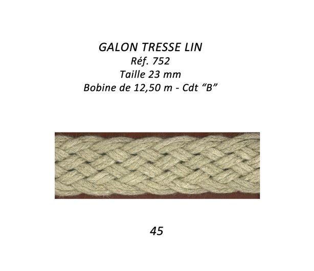 00752 Linen Braid, 23mm