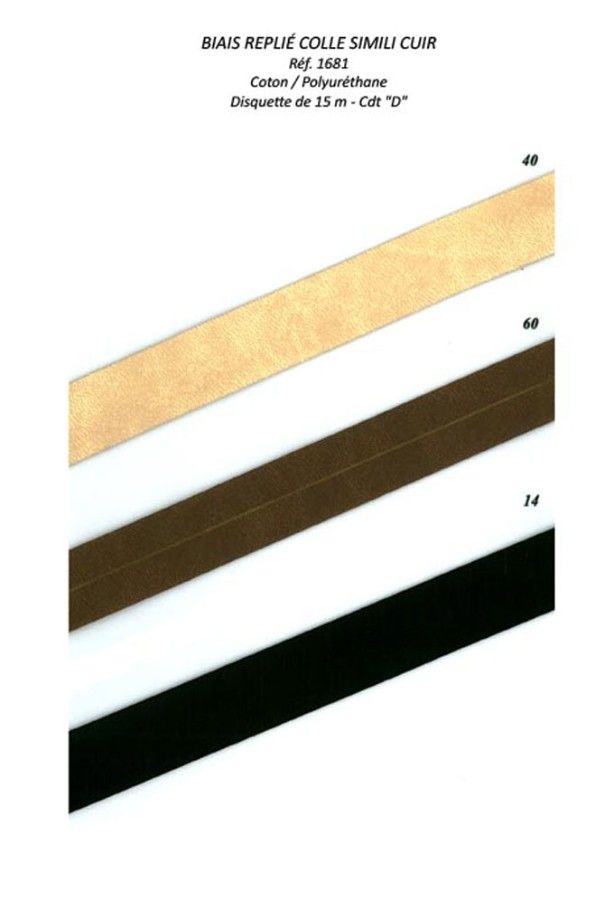 01681 Faux Leather Bias