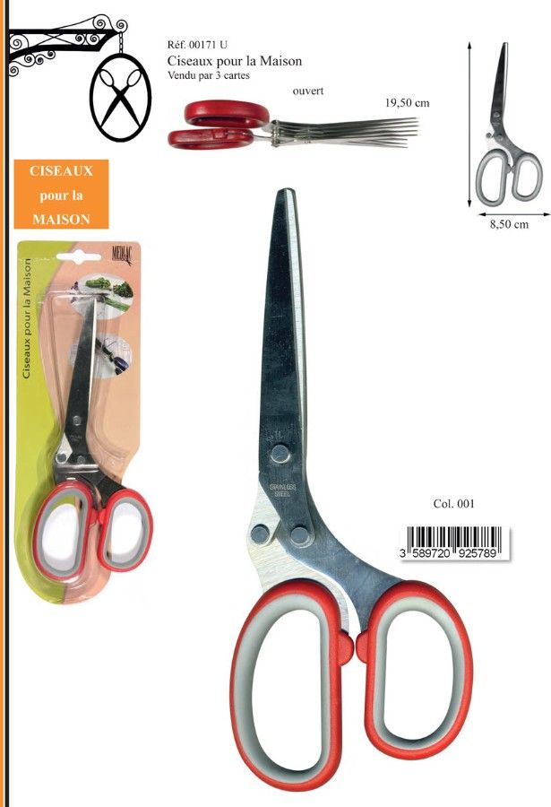 M00171 Quintuple Bladed Scissors