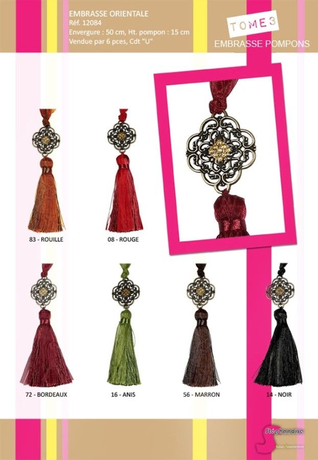 12084 Tassel Tieback, "Oriental"