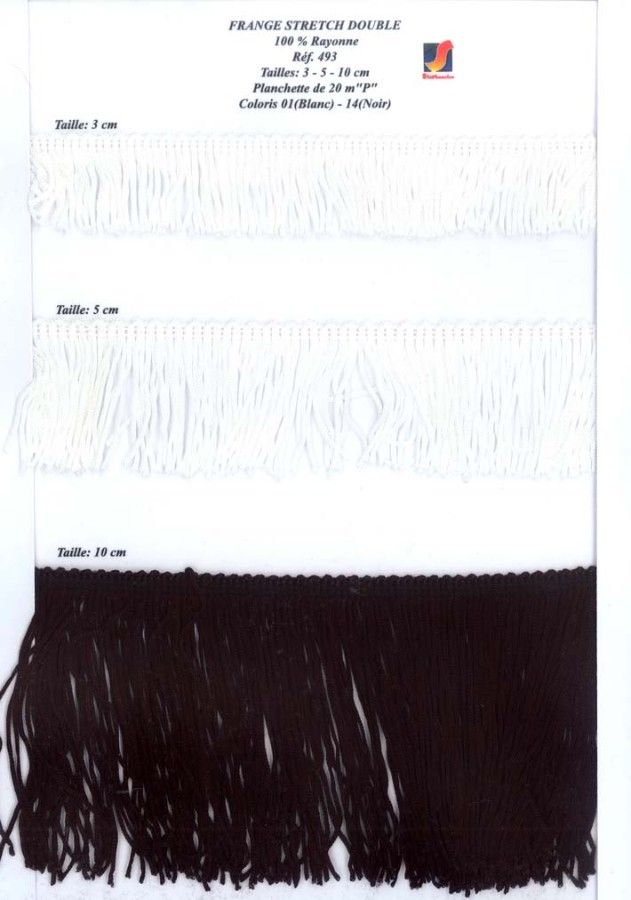 00493 Stretch Chainette Fringe