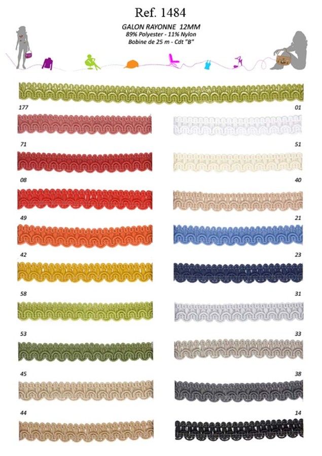 01484 Rayon Galon, 12mm