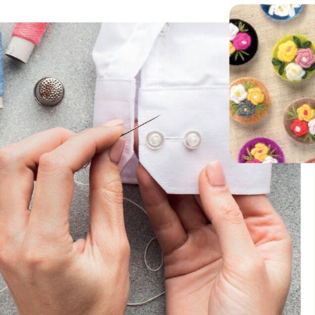 Creative Buttons and Scrapbooking