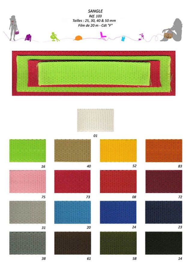 00103 Polypropylene Webbing