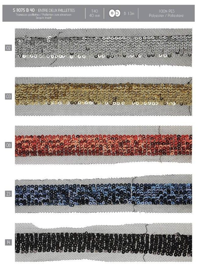 11075 Sequin Insert, 40mm