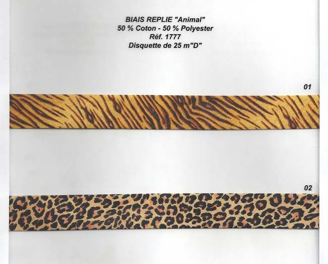 01777 Animal Print Bias
