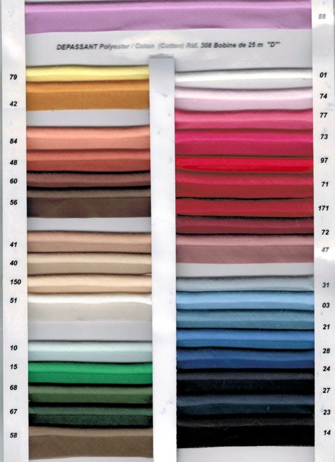 00308 Poly/Cotton Piping