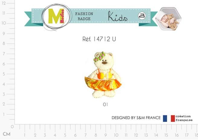 M14712 Hawaiian Bear Appliques