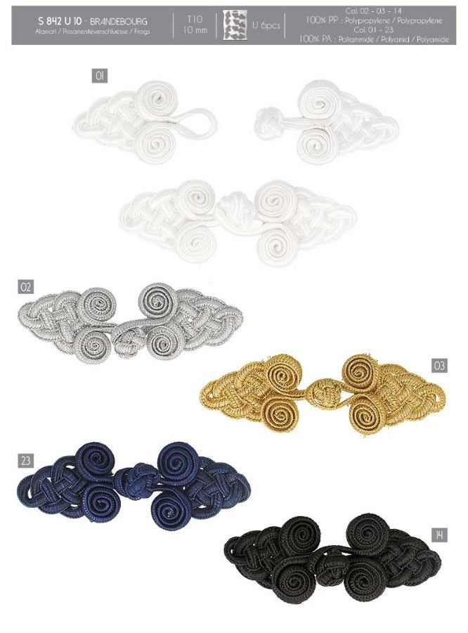 00842 Frog Closure, 10mm