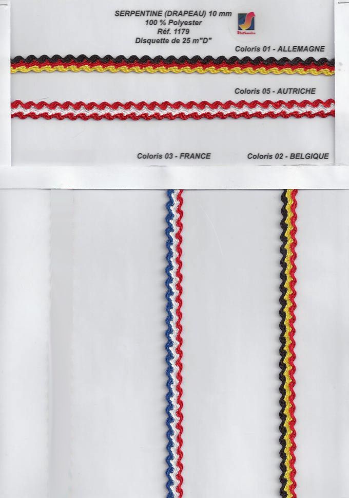 01179 Ric-Rac (Flag), 10mm