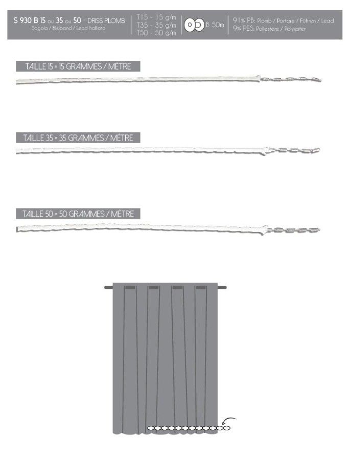 00930 Weighted Cord
