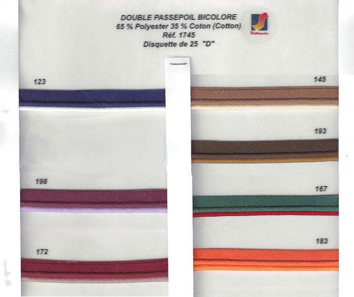 01745 Bicolor Double Piping