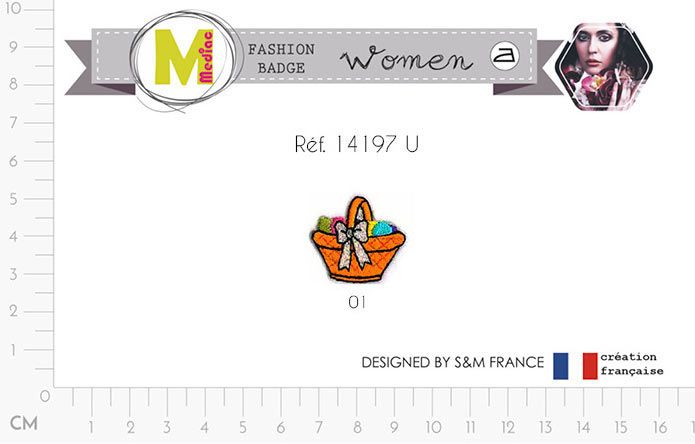 M14197 Easter Basket Applique