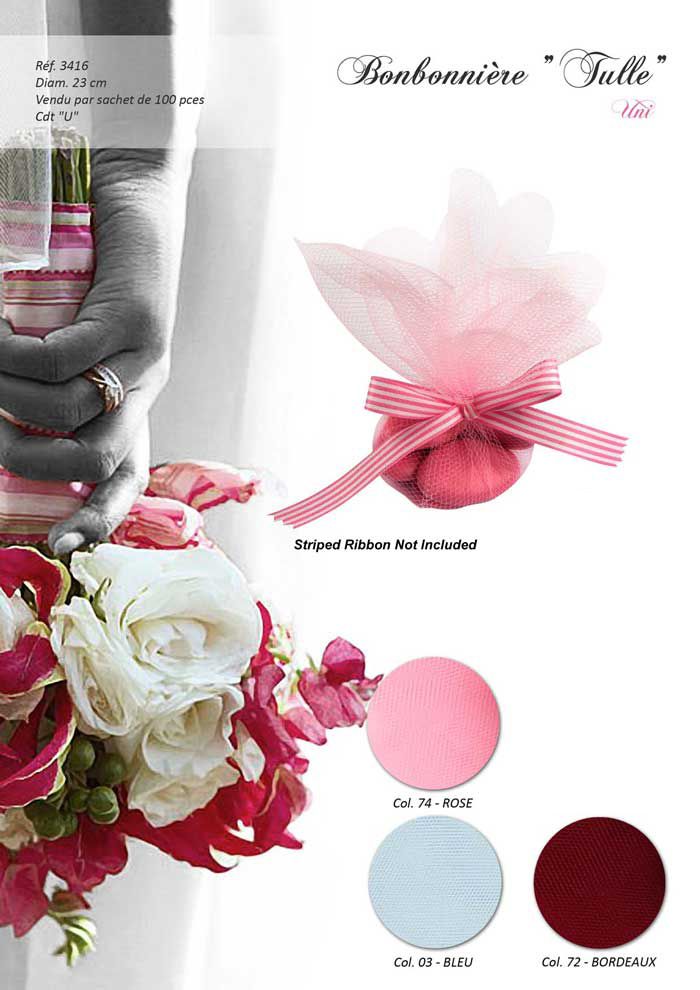 03416 Scalloped Edge Tulle Rounds,100pc