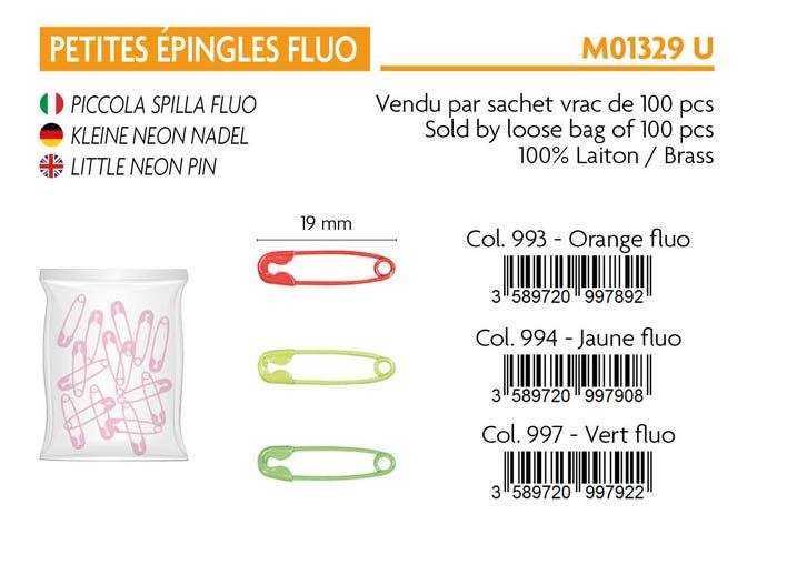 M01329 Fluorescent Safety Pin