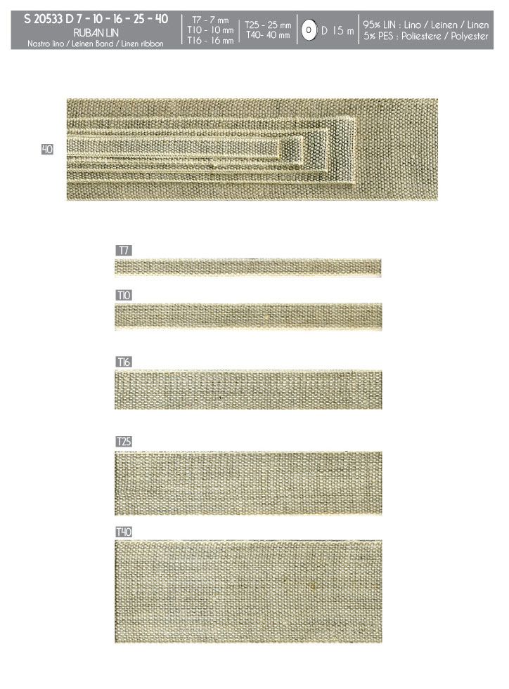 20533 Linen Ribbon
