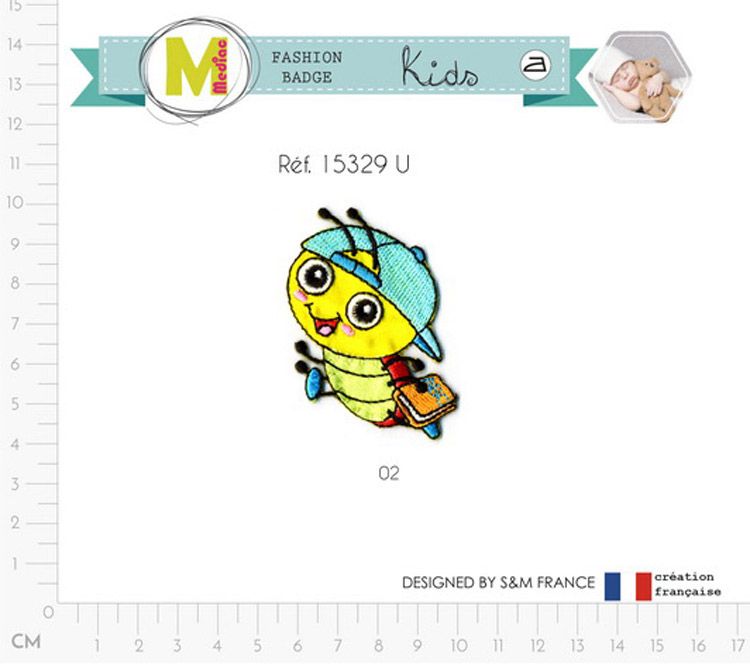 M15329 Happy Bug Applique