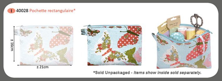 M40028 Small Clutch with Zipper