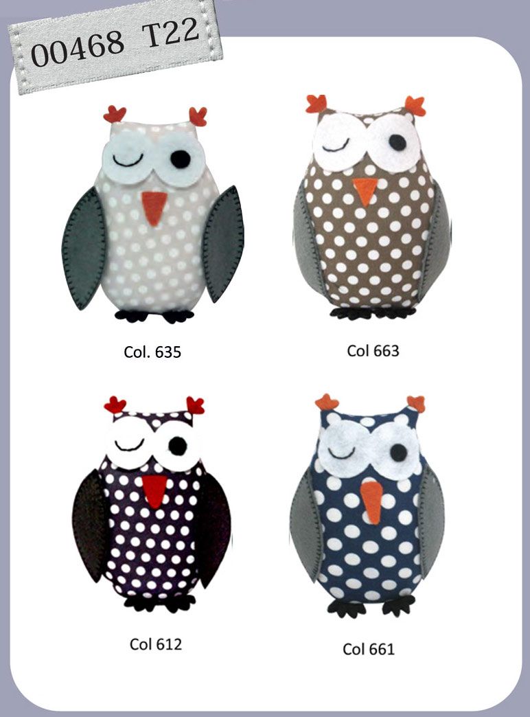 M00468 / T22 Pincushion Owl