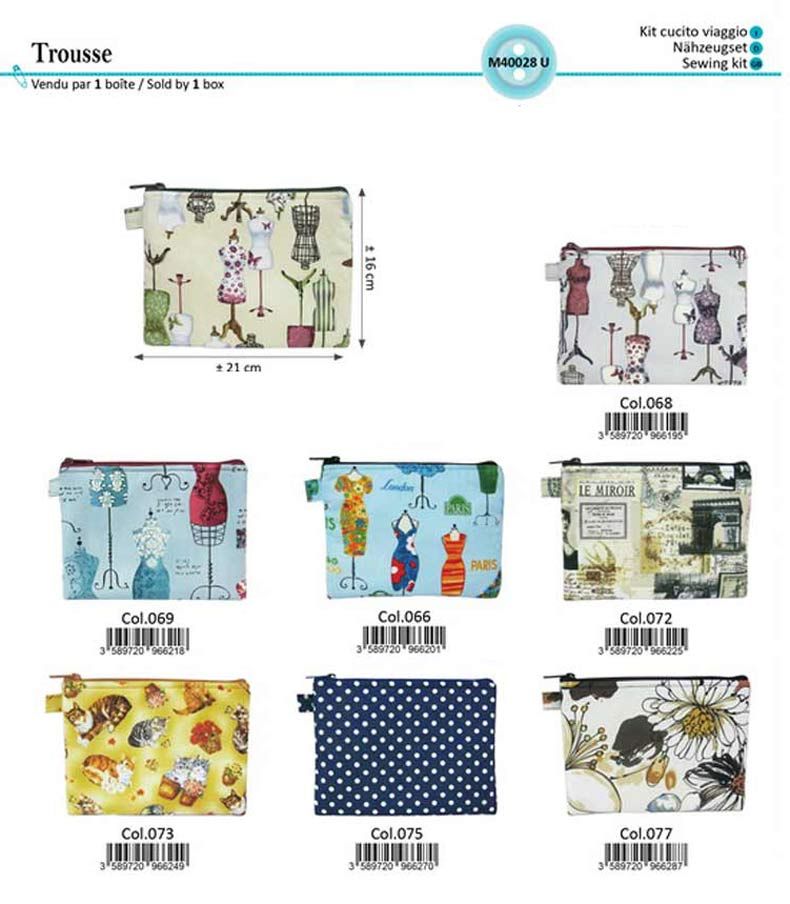 M40028 Small Clutch with Zipper
