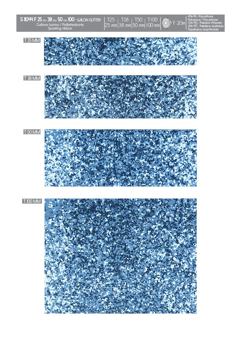 11044 Sparkling Glitter Trim