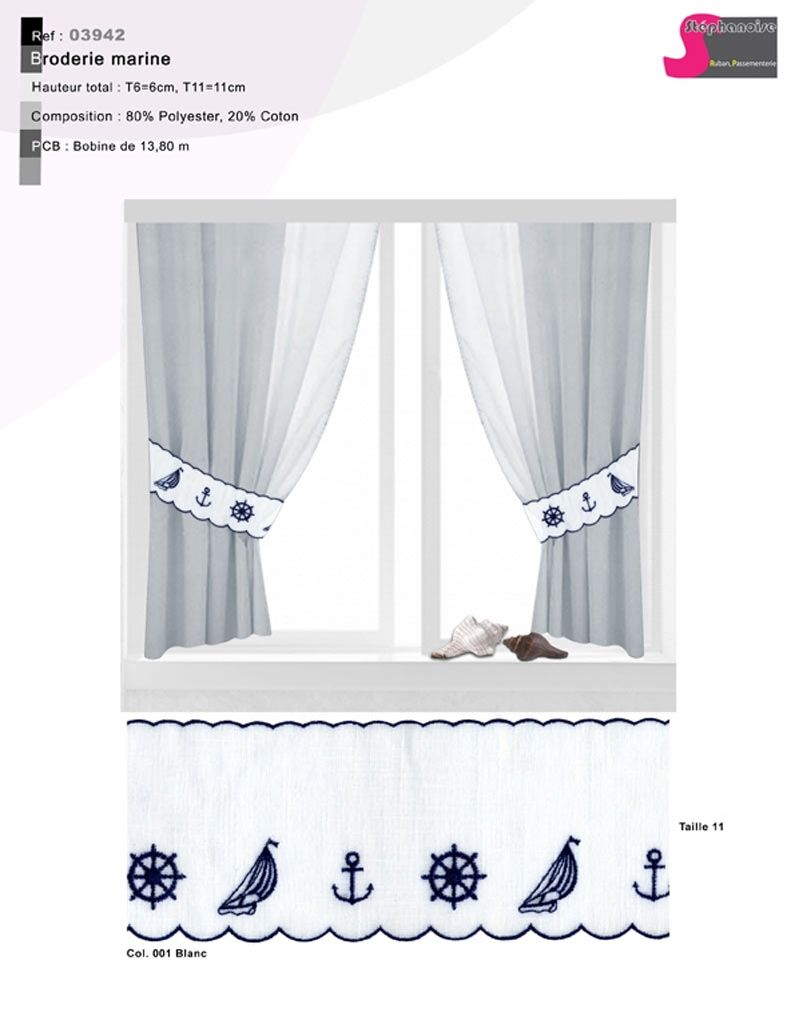03942 Marina Set Embroidered Trim