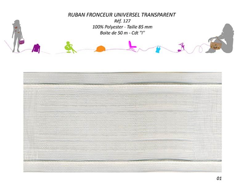 00127 Transparent Curtain Tape