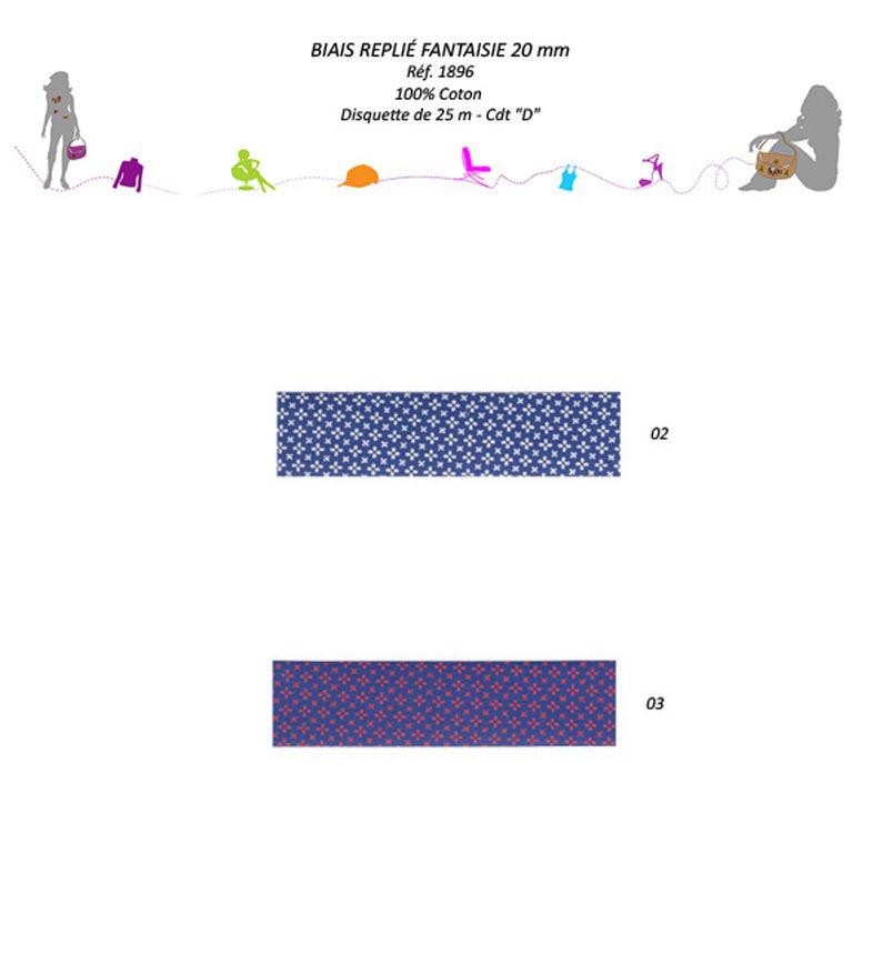 01896 Novelty Bias, 100% Cotton