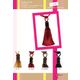 12090 Tassel Tieback with Leather Accent