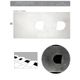 00132 Curtain Rod Pocket Tape 90mm