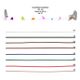 00136 Elastic Cord, Polyester, 1.2mm