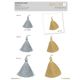 00699 Lurex Tassel, 6cm, 8cm, & 11cm
