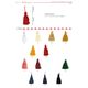 00712 Rayon Tassel, 8cm