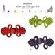 00840 Frog Closure, Cotton wrapped