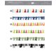 01030 Multicolor Tassel Fringe, 15mm