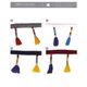 01038 Fringe Pom-Poms and Beads, 75mm