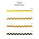 01195 Tricolor Ric Rac, 11mm
