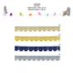 03751 100% Polyester Guipure, 13mm