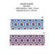 04875 Flower Jacquard, 25mm