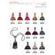 12072 Tassel Tieback w/Glass Cube Accent